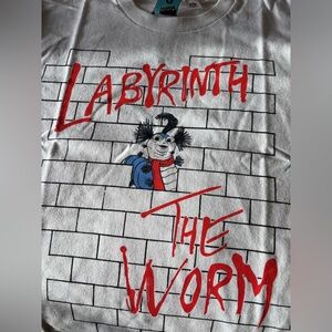 Labyrinth “Ello” Worm / Pink Floyd’s “The Wall” T-Shirt